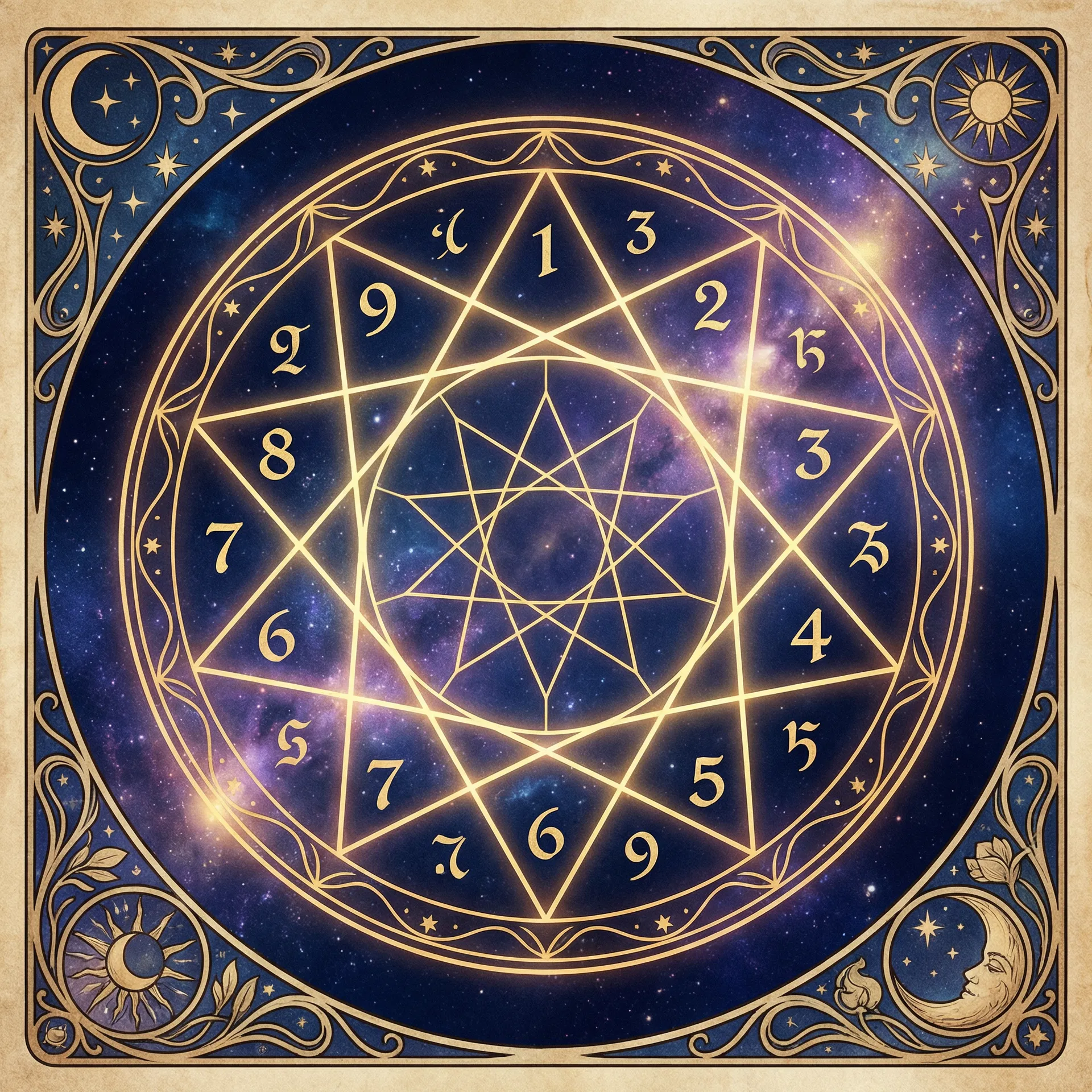 Sacred Numerology Wheel